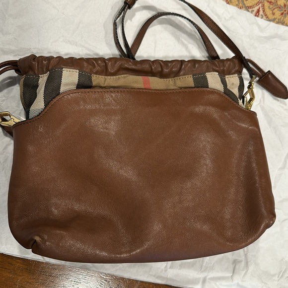 Burberry Brown and Cream Crossbody Bag - Picture 2 of 11